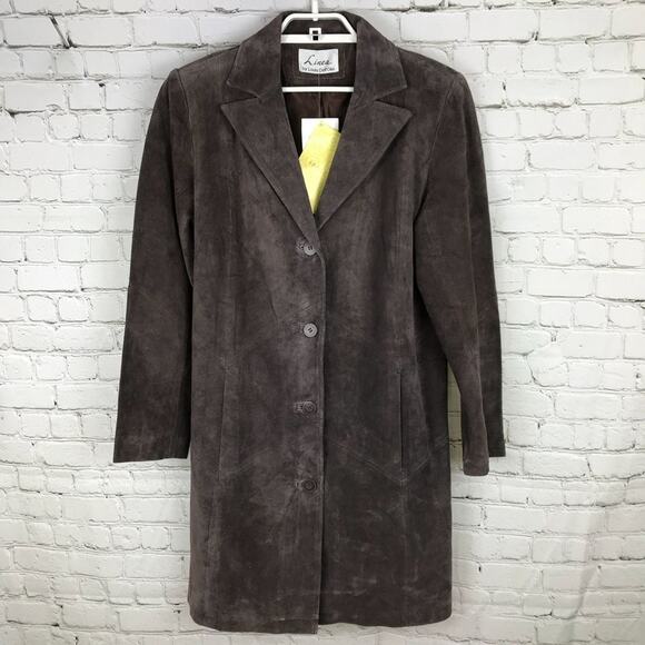 Linea by Louis Dell’Olio Suede Jacket Size S NWT from QVC - Picture 1 of 7